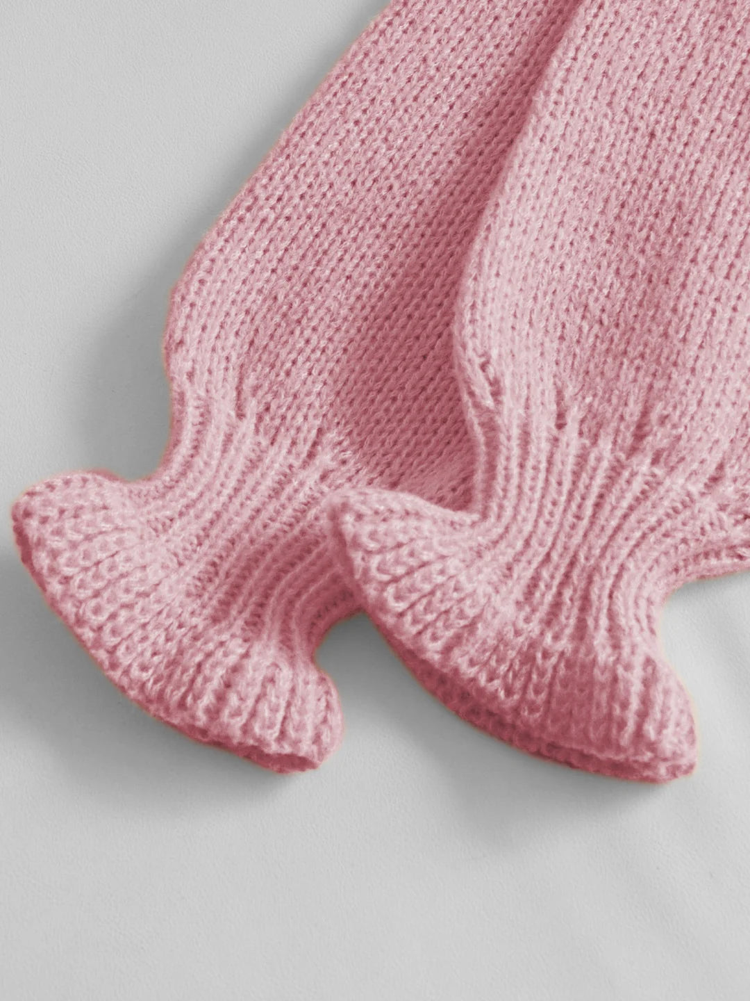 EMELY – Weicher Strick-Cardigan mit Rüschen